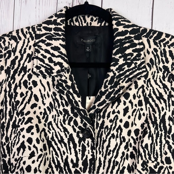 Talbots | The Kate Fit | animal print blazer - Picture 2 of 8